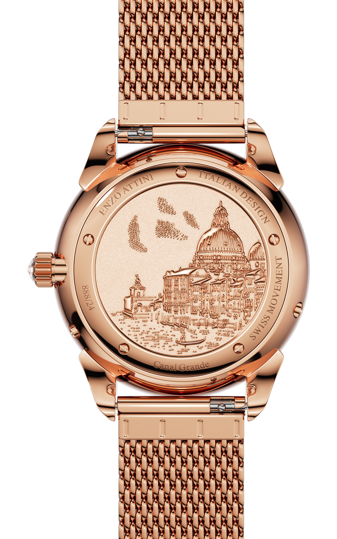NEW Canal Grande Venezia - Mesh Strap / Swiss Movement