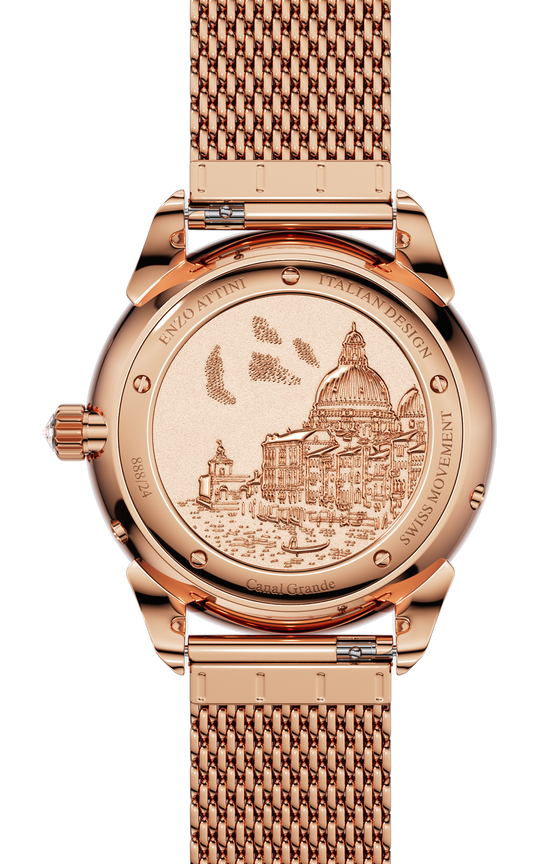 NEW Canal Grande Venezia - Mesh Strap / Swiss Movement