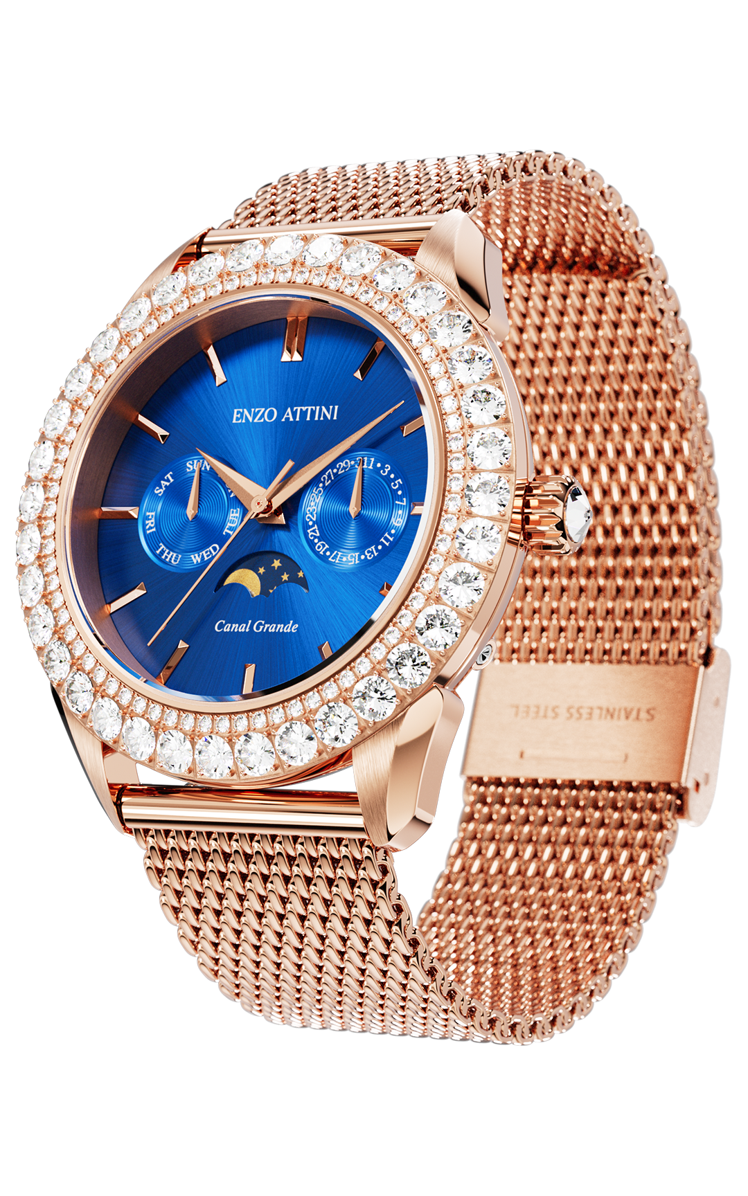 NEW Canal Grande Venezia - Mesh Strap / Swiss Movement
