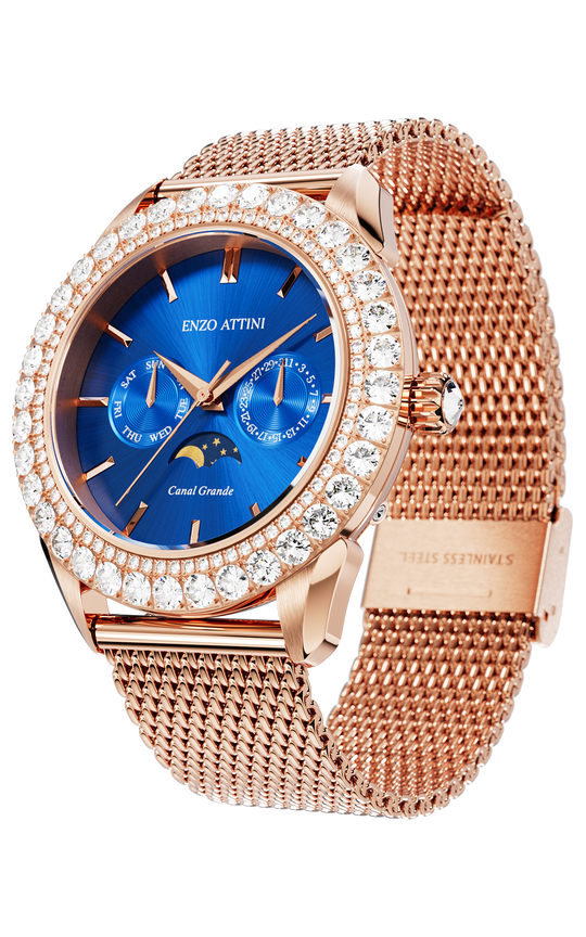 NEW Canal Grande Venezia - Mesh Strap / Swiss Movement