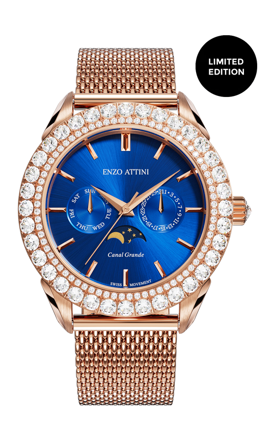 NEW Canal Grande Venezia - Mesh Strap / Swiss Movement