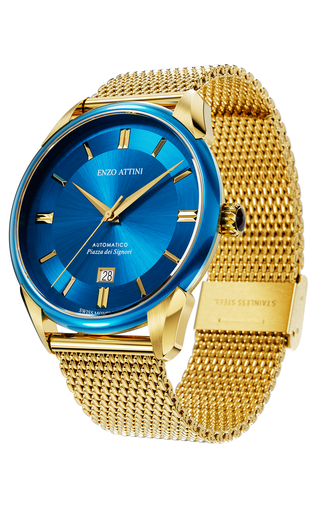 Piazza dei Signori Automatic - Mesh Strap / Swiss Movement.