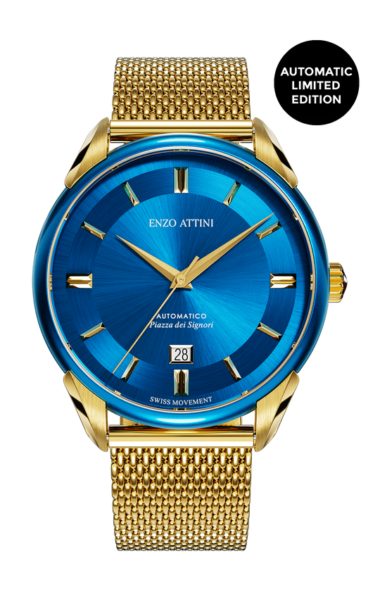 Piazza dei Signori Automatic - Mesh Strap / Swiss Movement.
