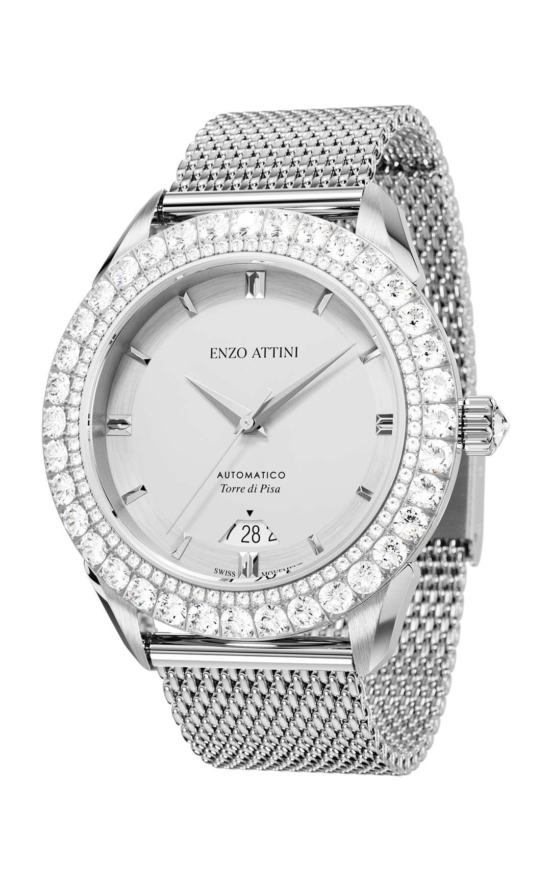 Torre di Pisa Automatic - Mesh Strap / Swiss Movement.
