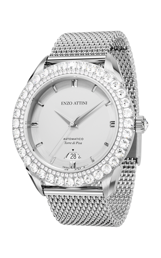 Torre di Pisa Automatic - Mesh Strap / Swiss Movement.