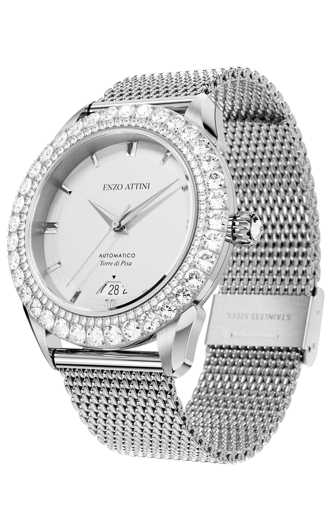 Torre di Pisa Automatic - Mesh Strap / Swiss Movement.