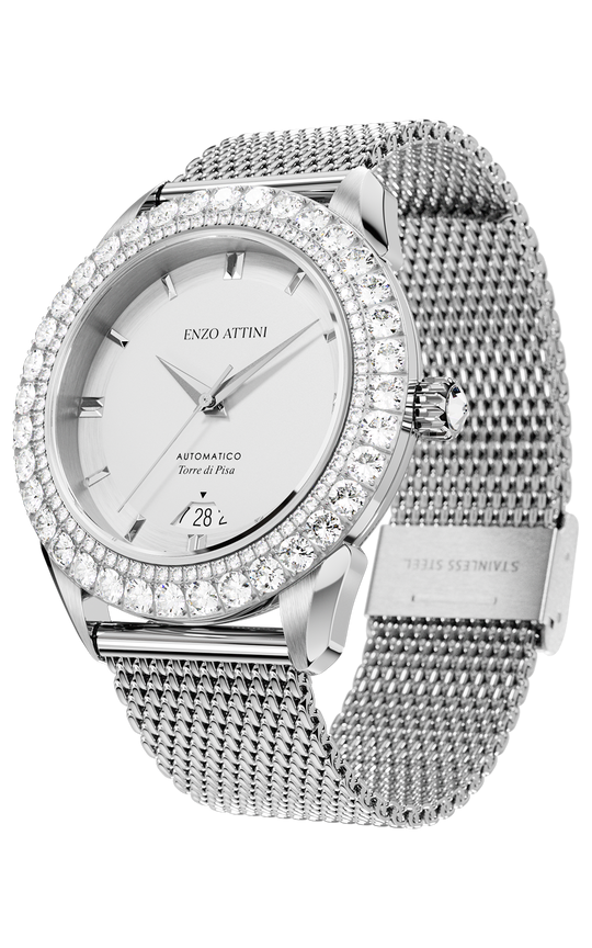 Torre di Pisa Automatic - Mesh Strap / Swiss Movement.