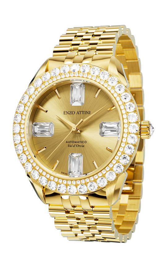 Val d'Orcia Automatic- President Bracelet  / Swiss Movement