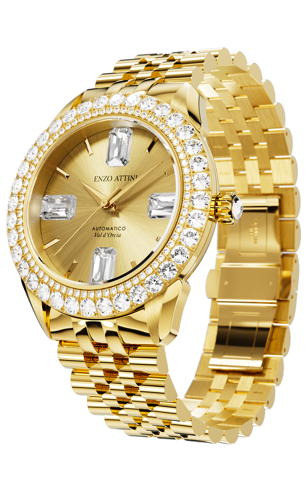 Val d'Orcia Automatic- President Bracelet  / Swiss Movement