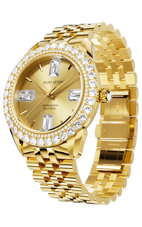 Val d'Orcia Automatic- President Bracelet  / Swiss Movement