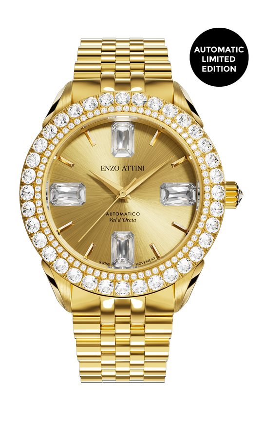 Val d'Orcia Automatic- President Bracelet  / Swiss Movement