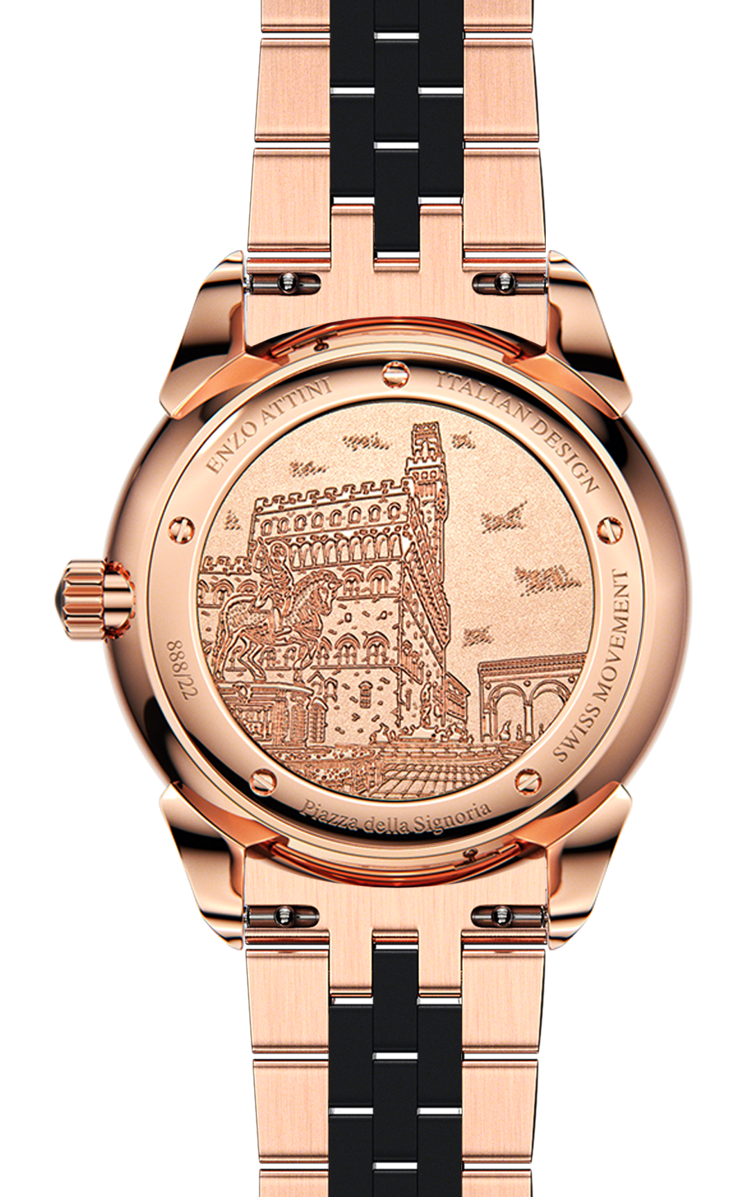 Piazza della Signoria - President Bracelet / Swiss Movement.