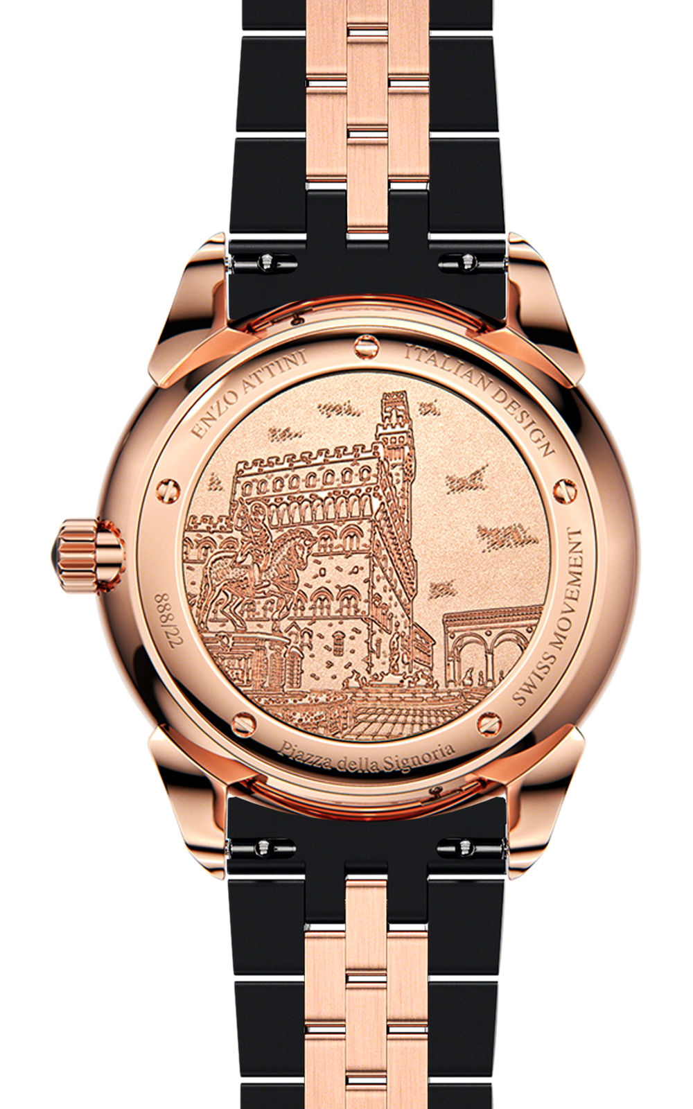 Piazza della Signoria - President Bracelet / Swiss Movement.