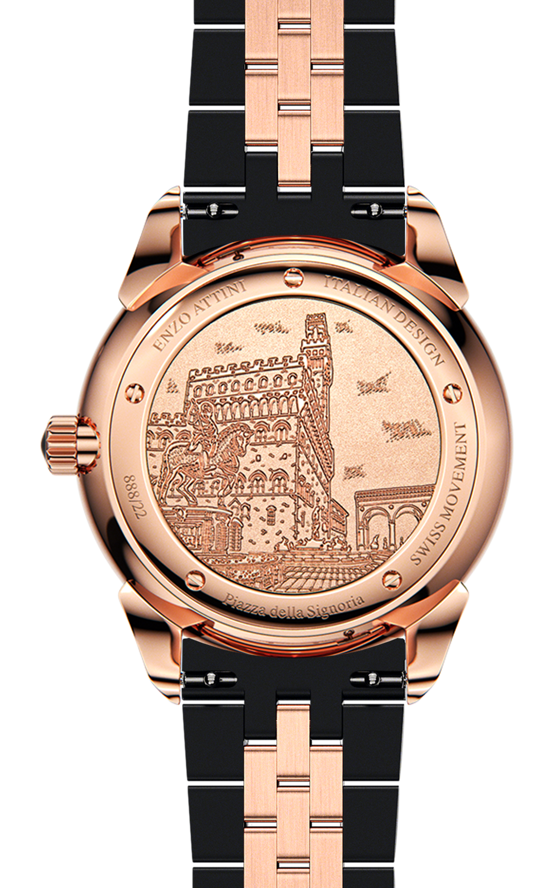 Piazza della Signoria - President Bracelet / Swiss Movement.