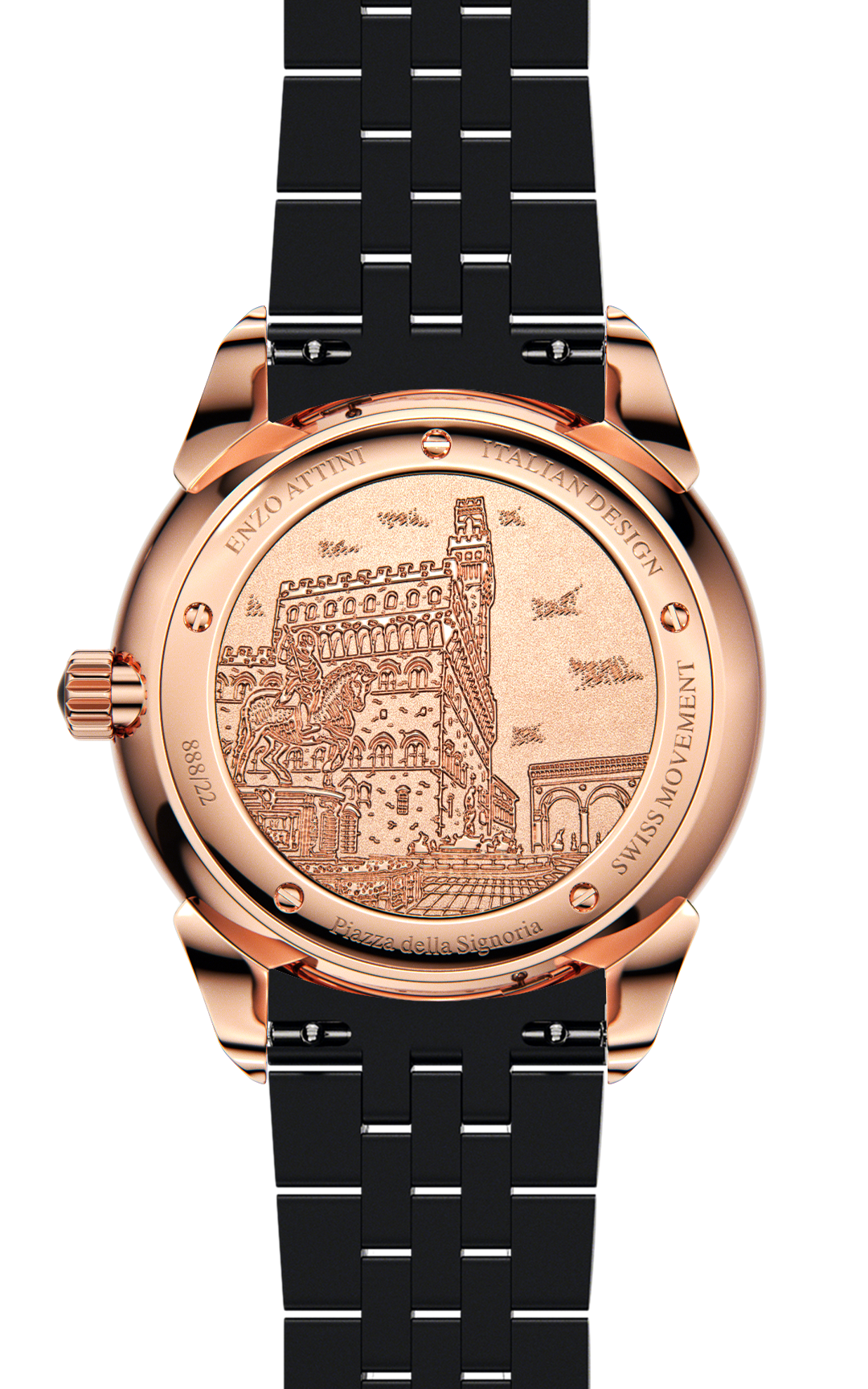 Piazza della Signoria - President Bracelet / Swiss Movement