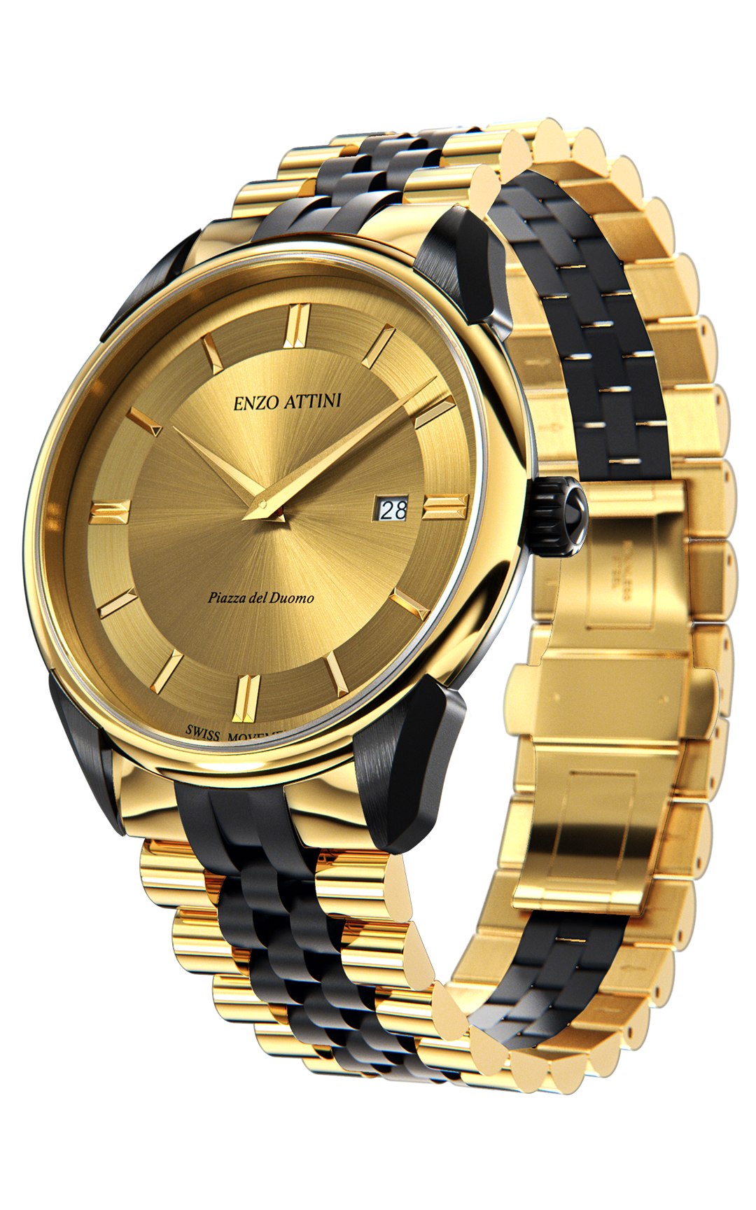 Piazza del Duomo, Milano - President Bracelet / Swiss Movement.