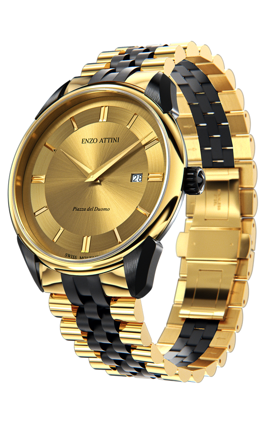 Piazza del Duomo, Milano - President Bracelet / Swiss Movement.