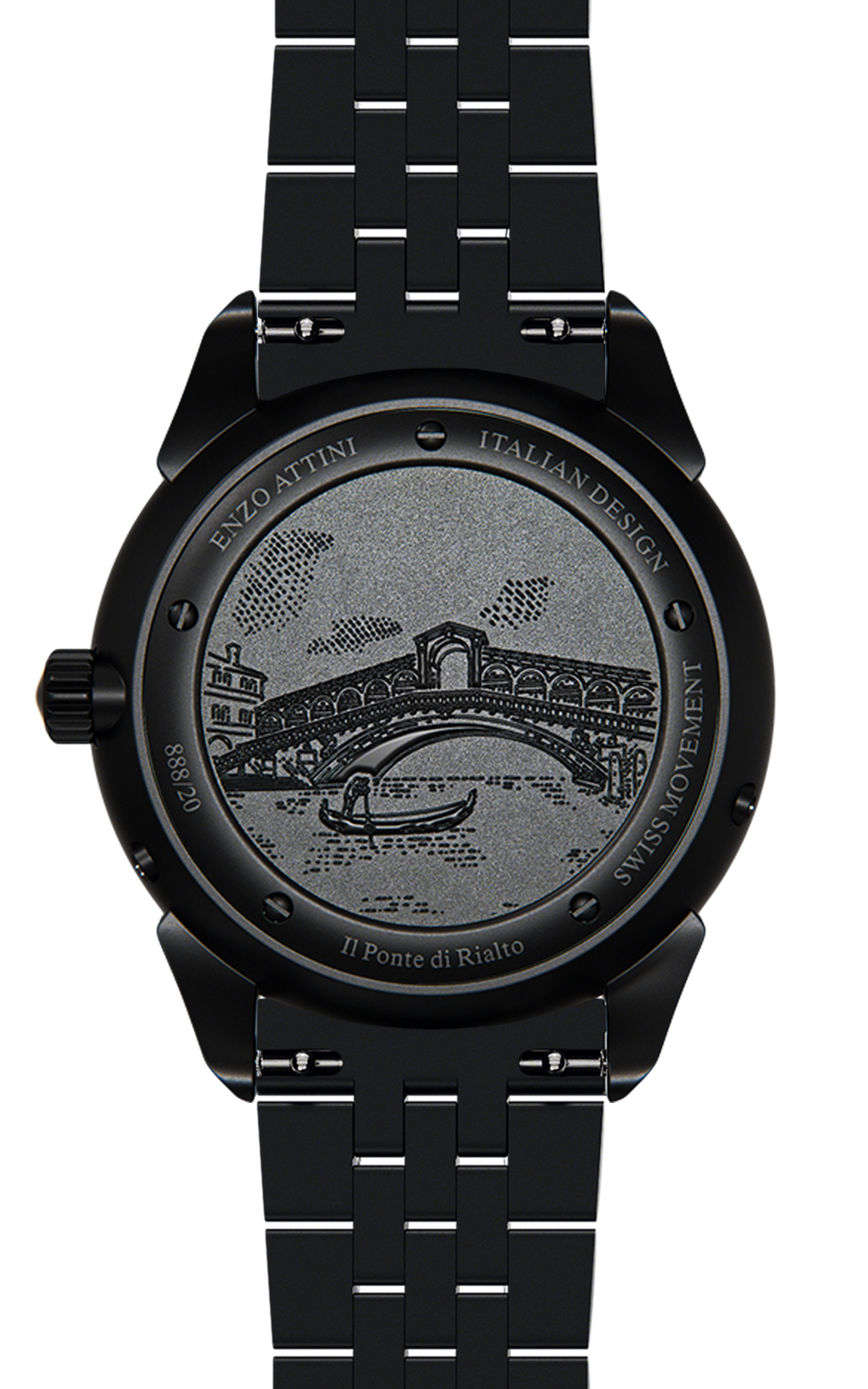 il Ponte di Rialto, Venezia - President Bracelet / Swiss Movement.