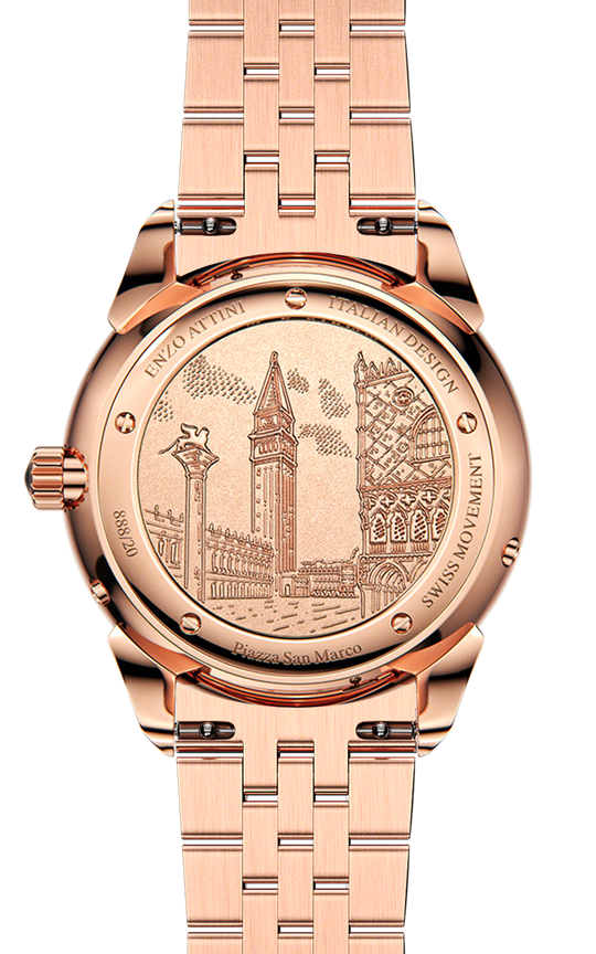 Piazza San Marco di Venezia - President Bracelet / Swiss Movement.