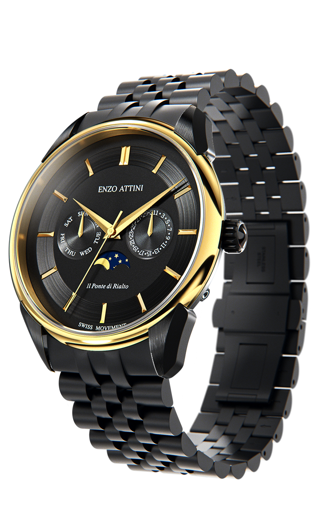 il Ponte di Rialto, Venezia - President Bracelet / Swiss Movement.