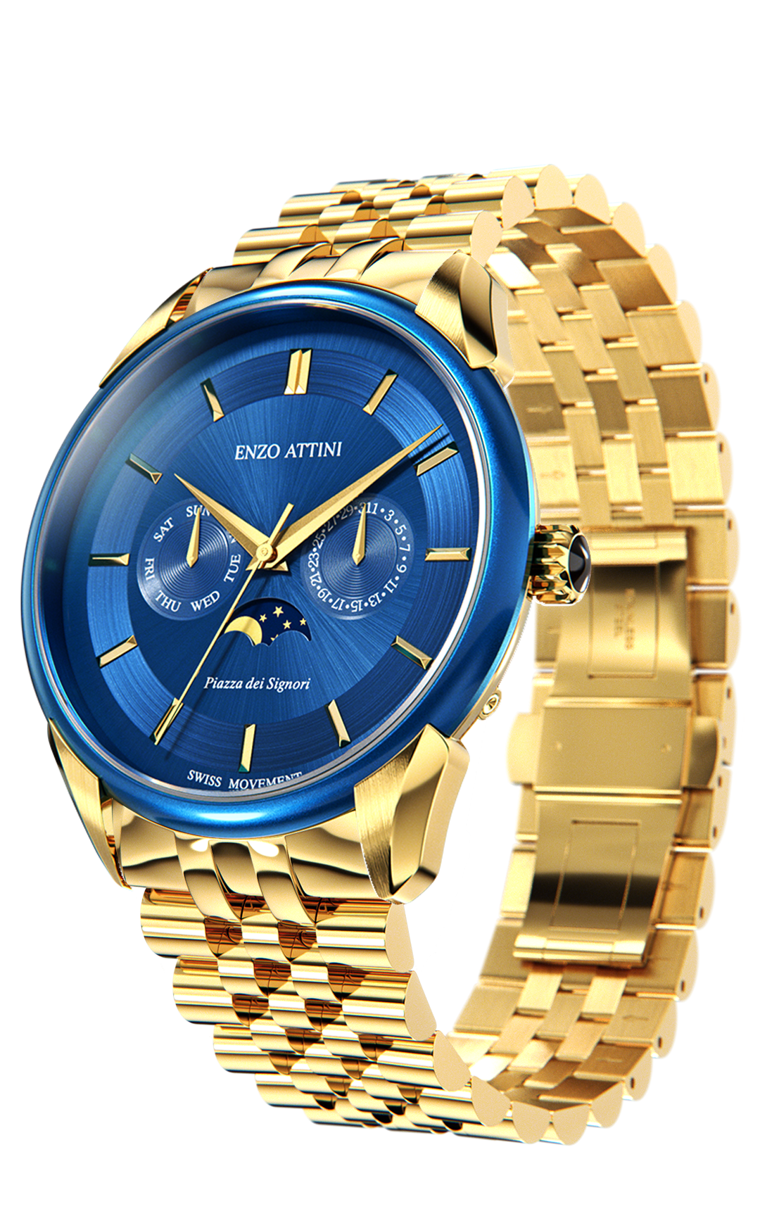 Piazza dei Signori - President Bracelet / Swiss Movement.