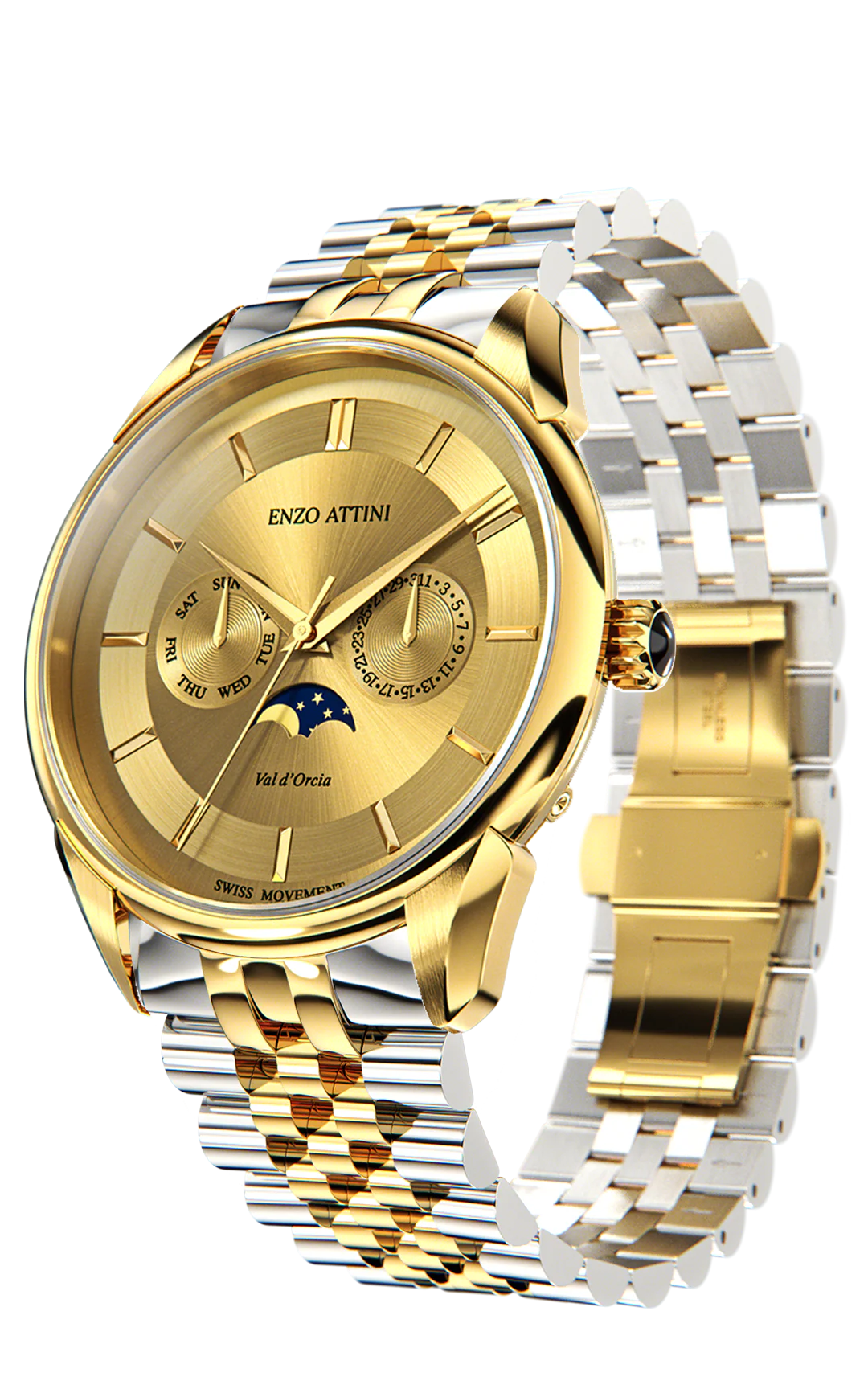 Val d'Orcia ll / President Bracelet, Swiss Movement.