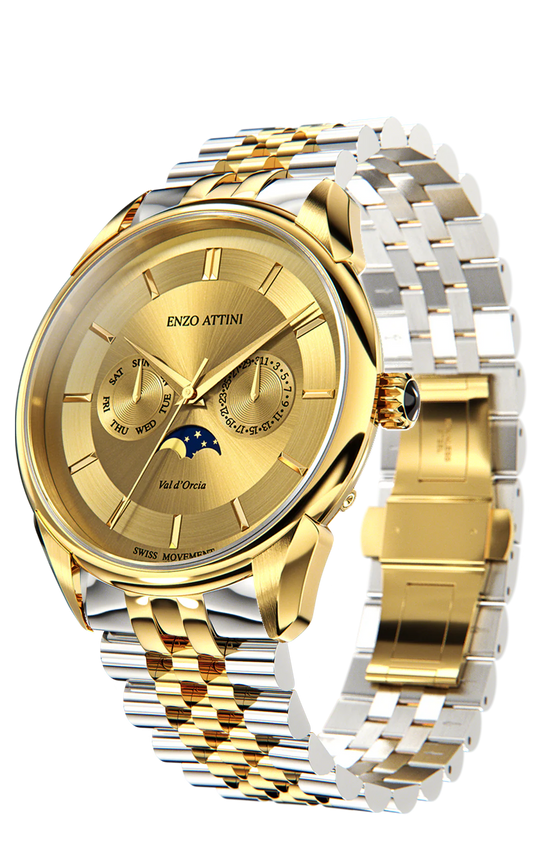 Val d'Orcia ll / President Bracelet, Swiss Movement.