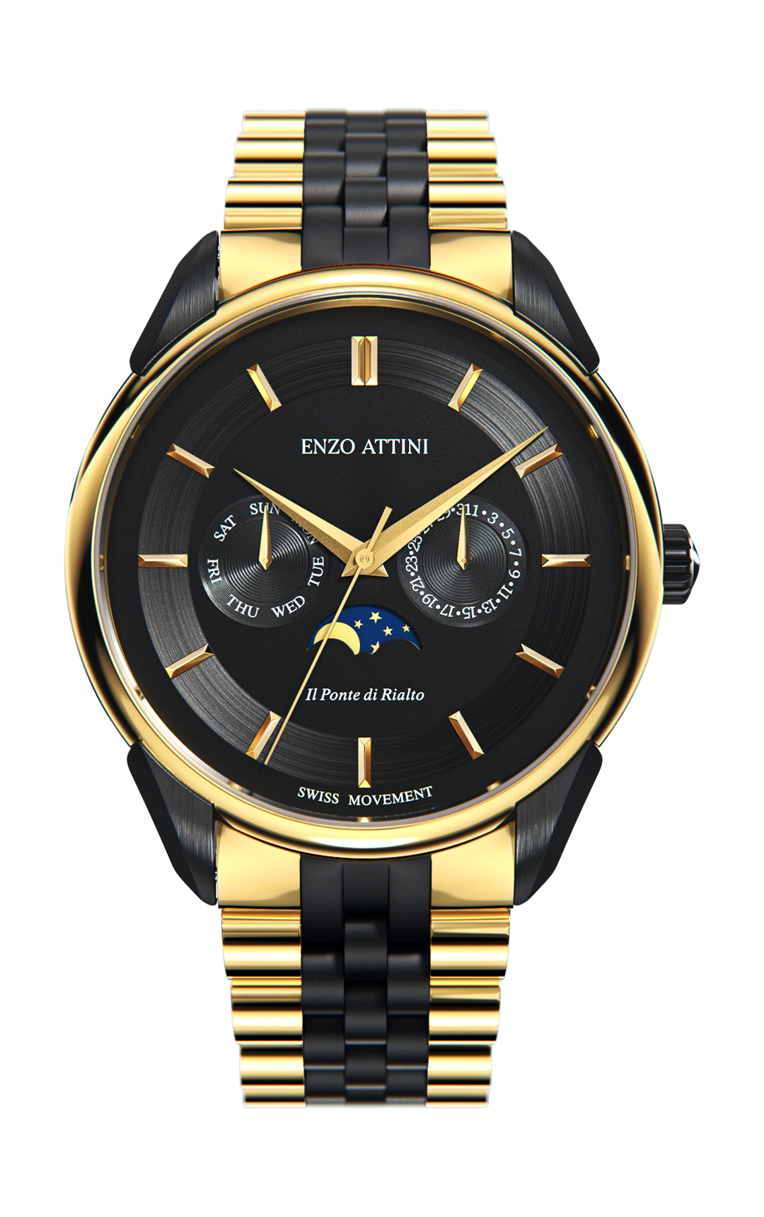 il Ponte di Rialto, Venezia - President Bracelet / Swiss Movement.