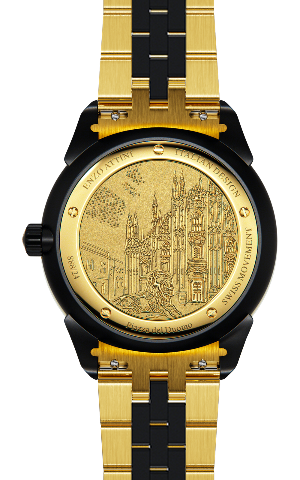 Piazza del Duomo, Milano - President Bracelet / Swiss Movement.