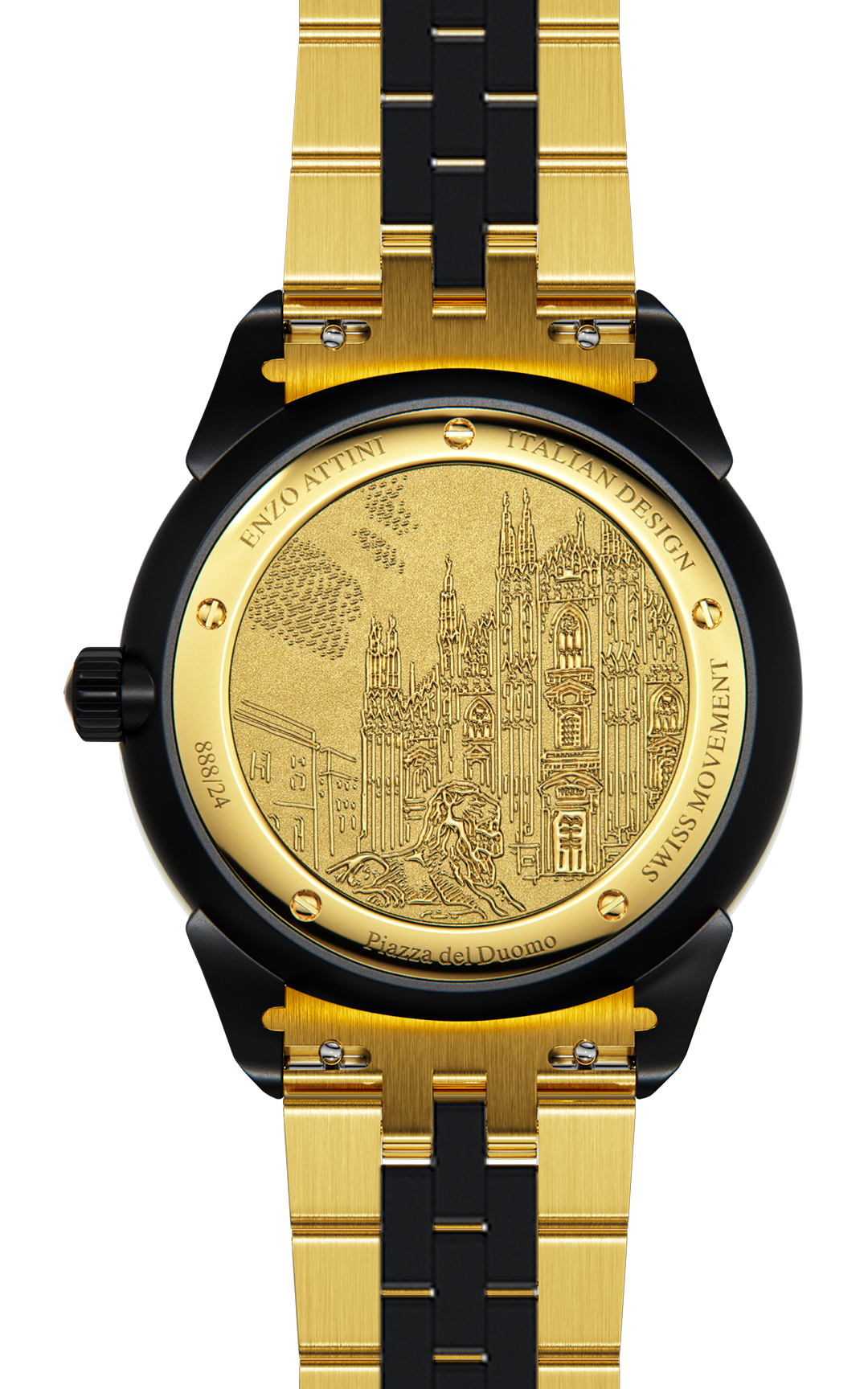 Piazza del Duomo, Milano - President Bracelet / Swiss Movement.