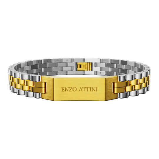 Colosseo di Roma - President Bracelet / Silver Gold