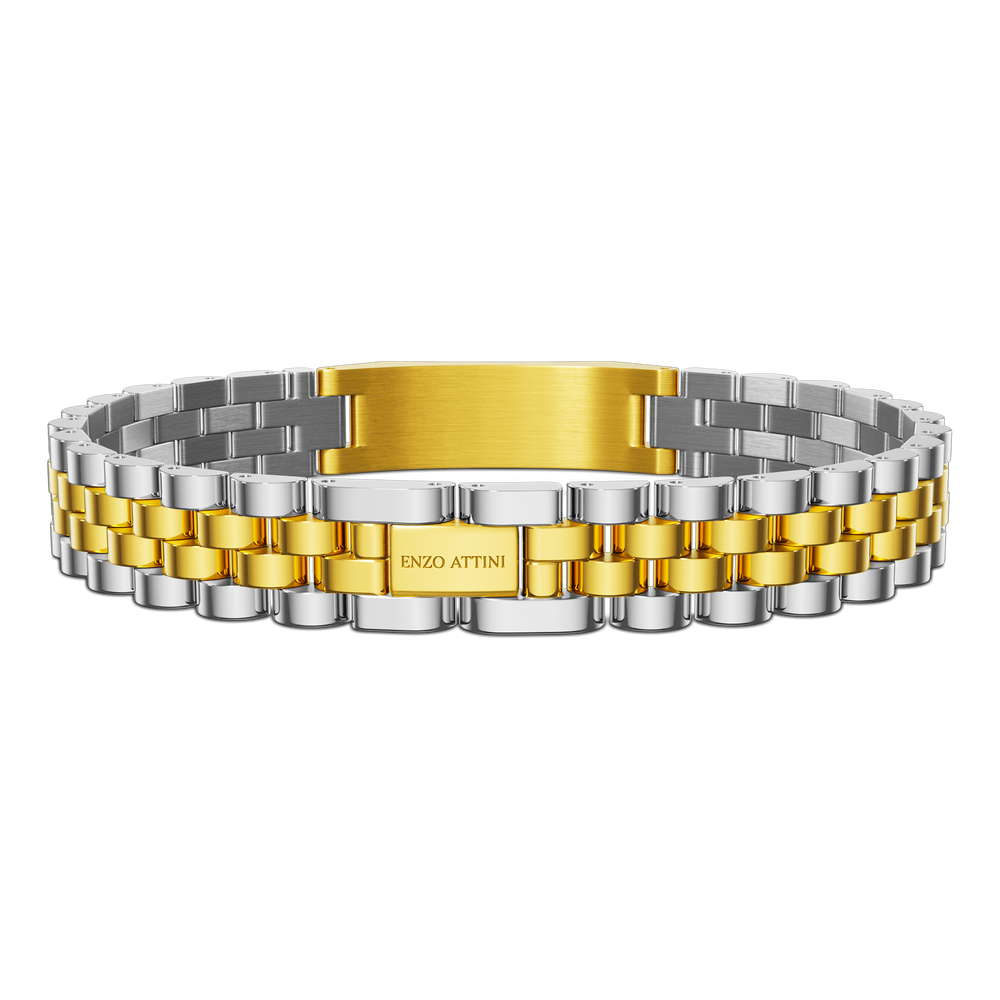 "Colosseo di Roma " - President Bracelet / Silver Gold.