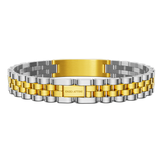 Colosseo di Roma - President Bracelet / Silver Gold