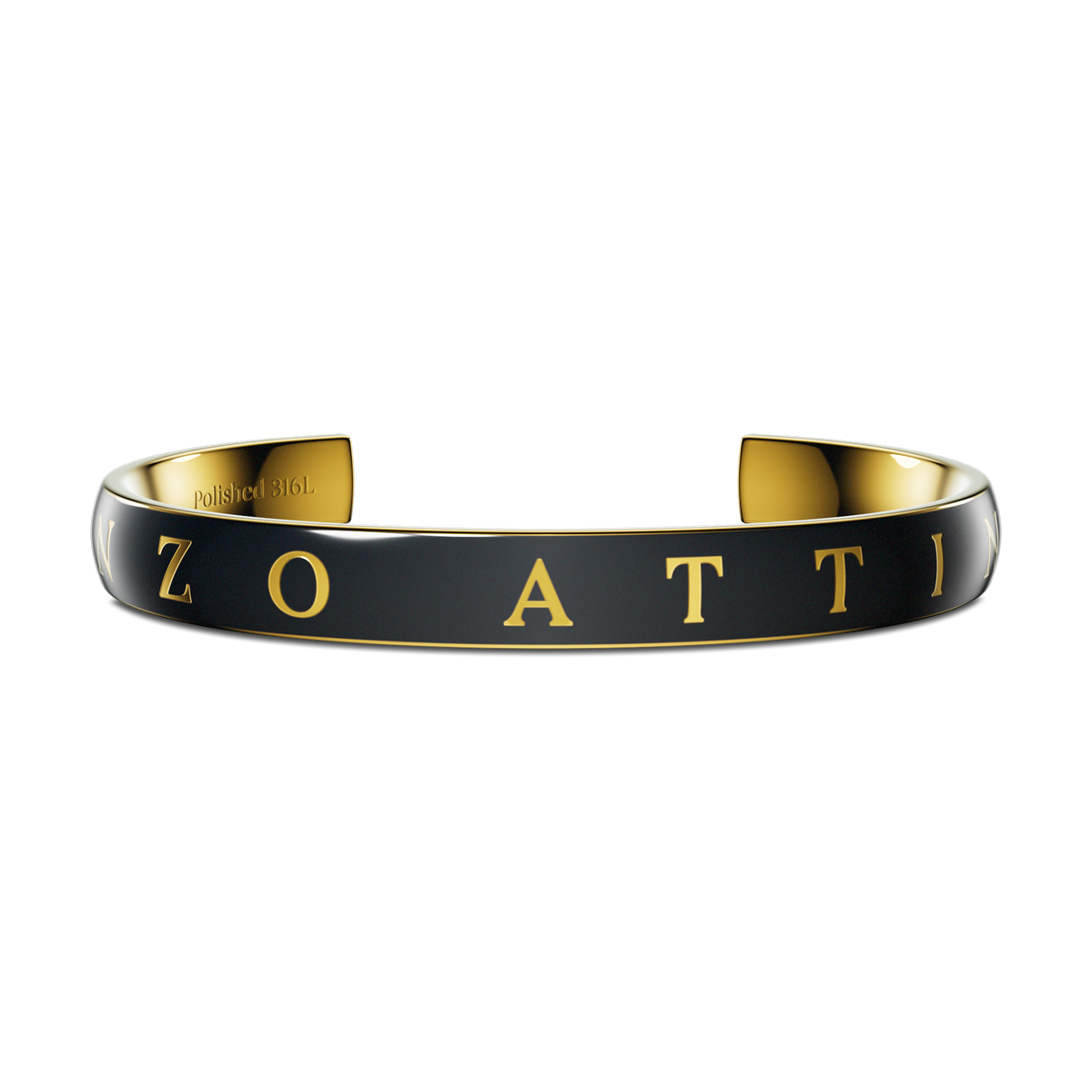 Momentum Sport / Black & Gold Color - Enzo Attini - - jewelry_men, momentum sport