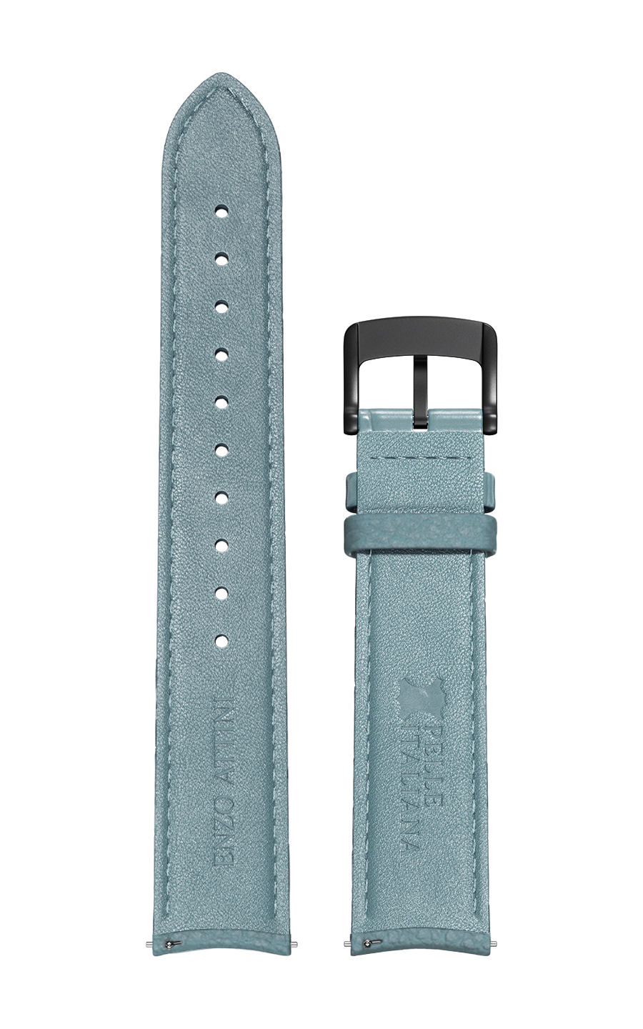 Tiffany Italian Leather Strap / Black Color Buckle