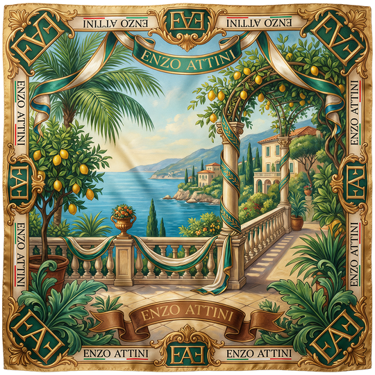 Incanto di Como - Silk Scarf