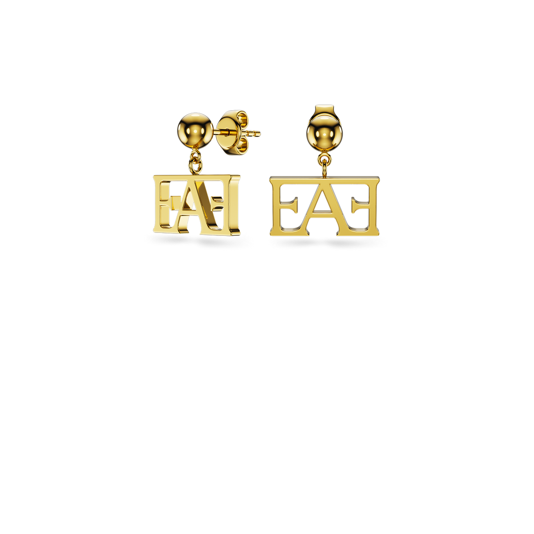 Monogram Drop Earrings