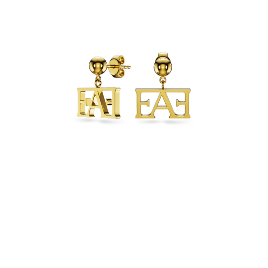 Monogram Drop Earrings