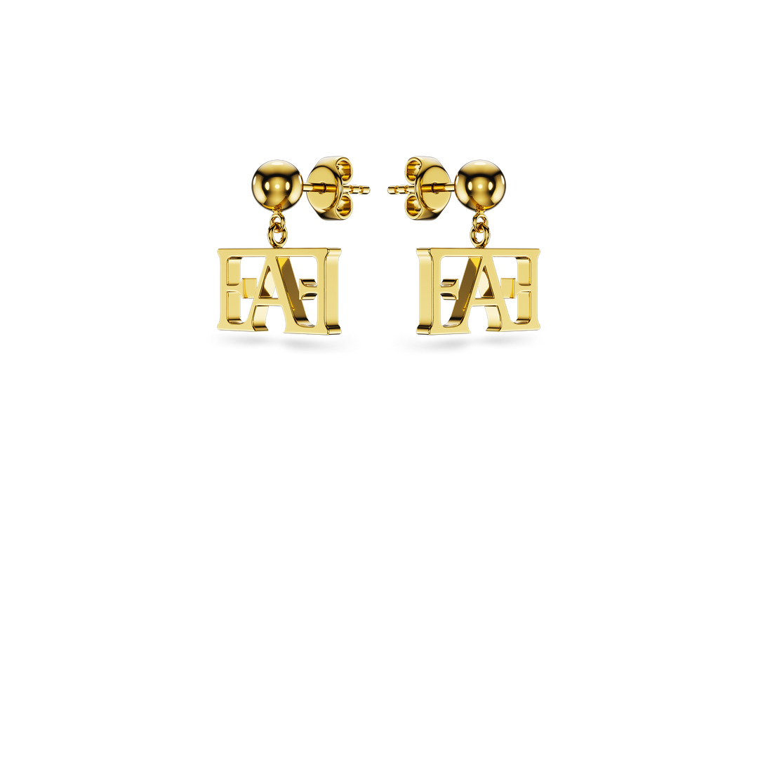 Monogram Drop Earrings