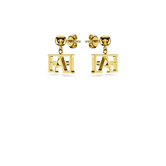Monogram Drop Earrings