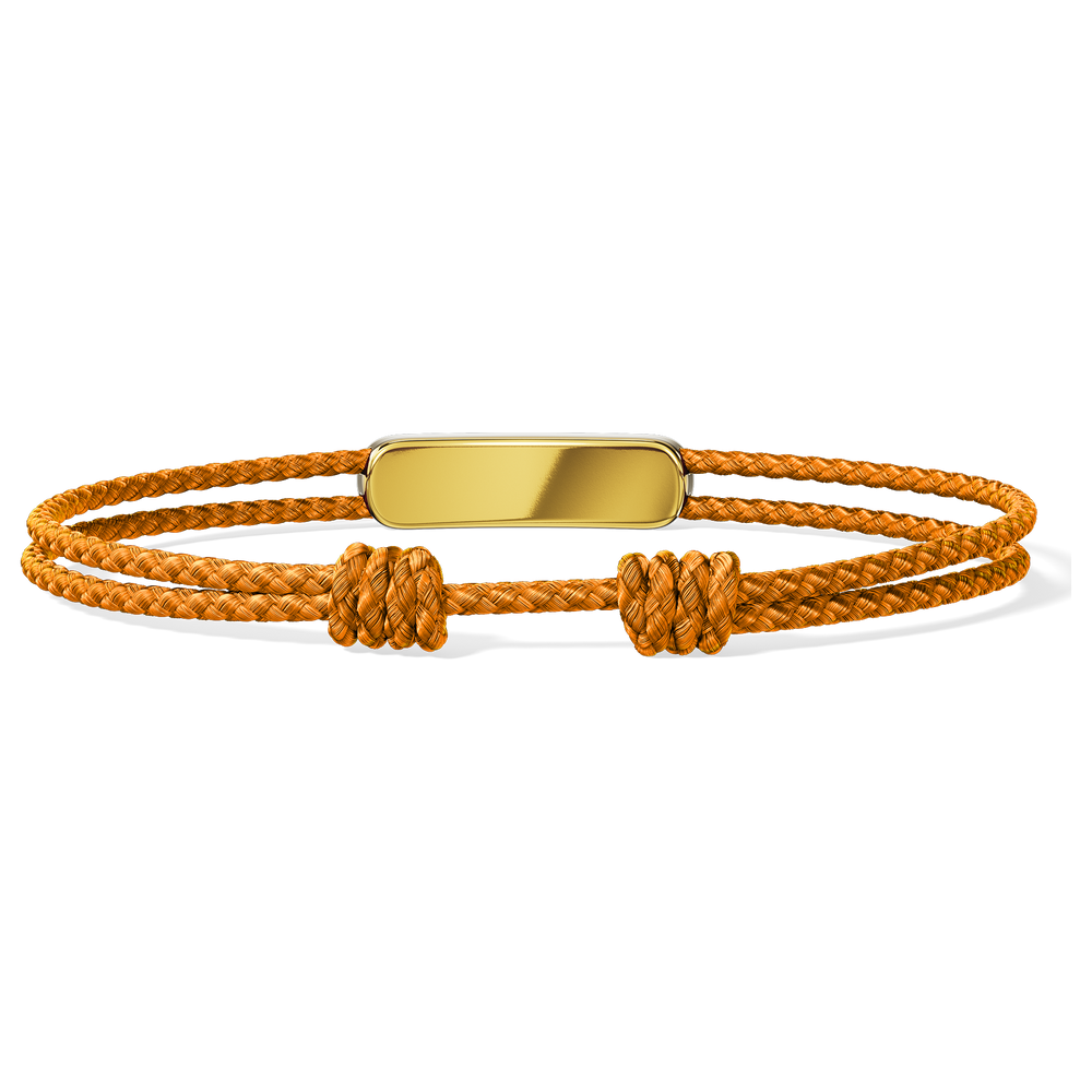 Movement Cord Bracelet / Orange Color.
