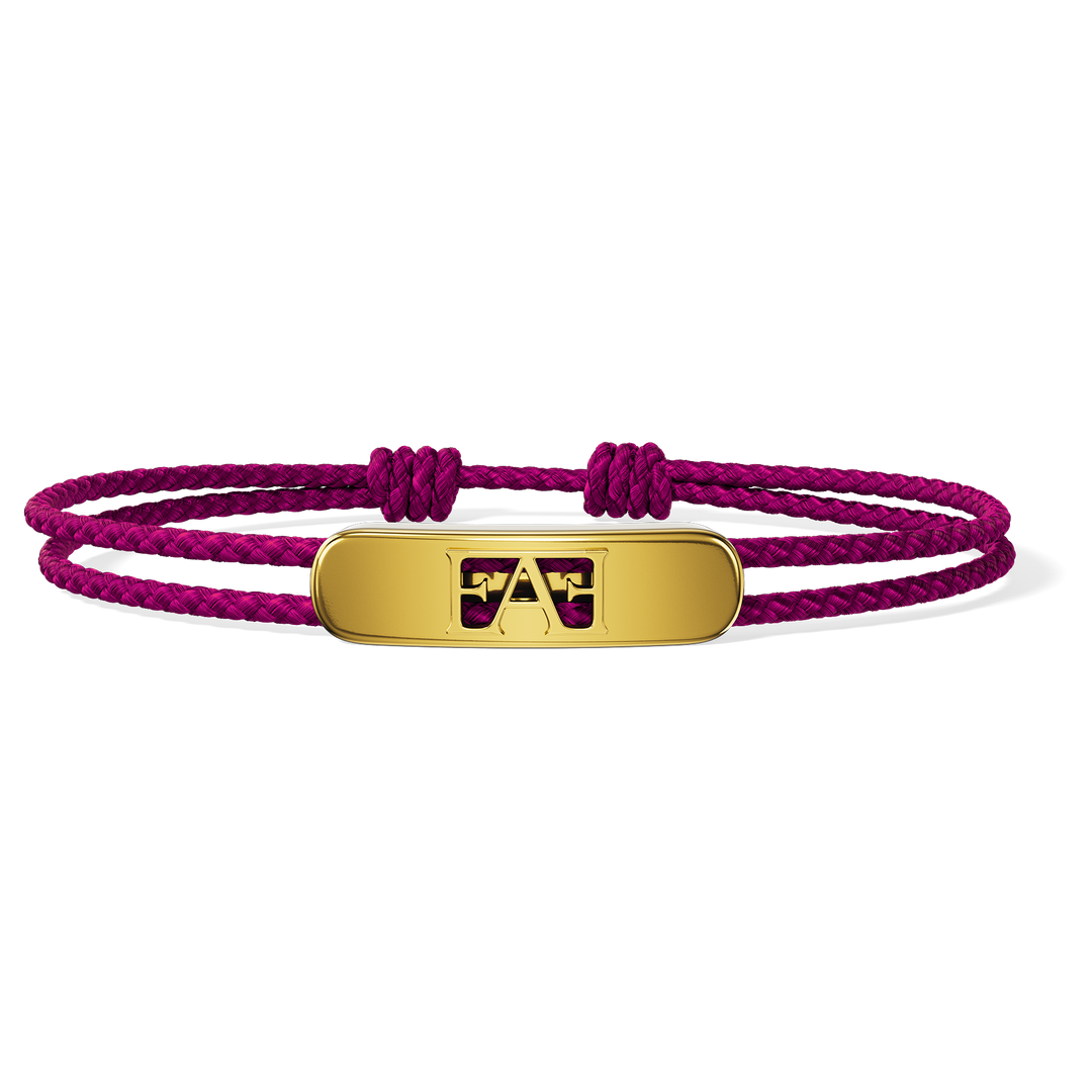 Movement Cord Bracelet / Purple Color