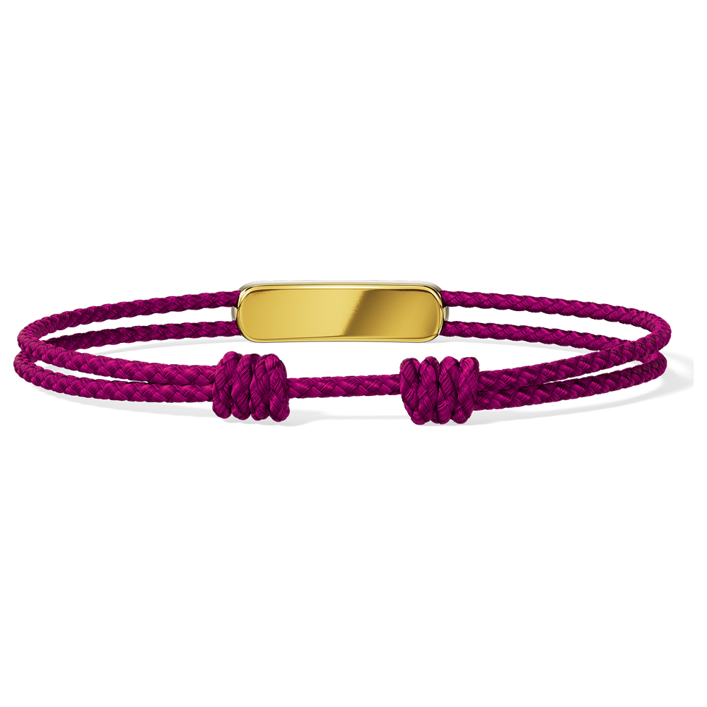 Movement Cord Bracelet / Purple Color