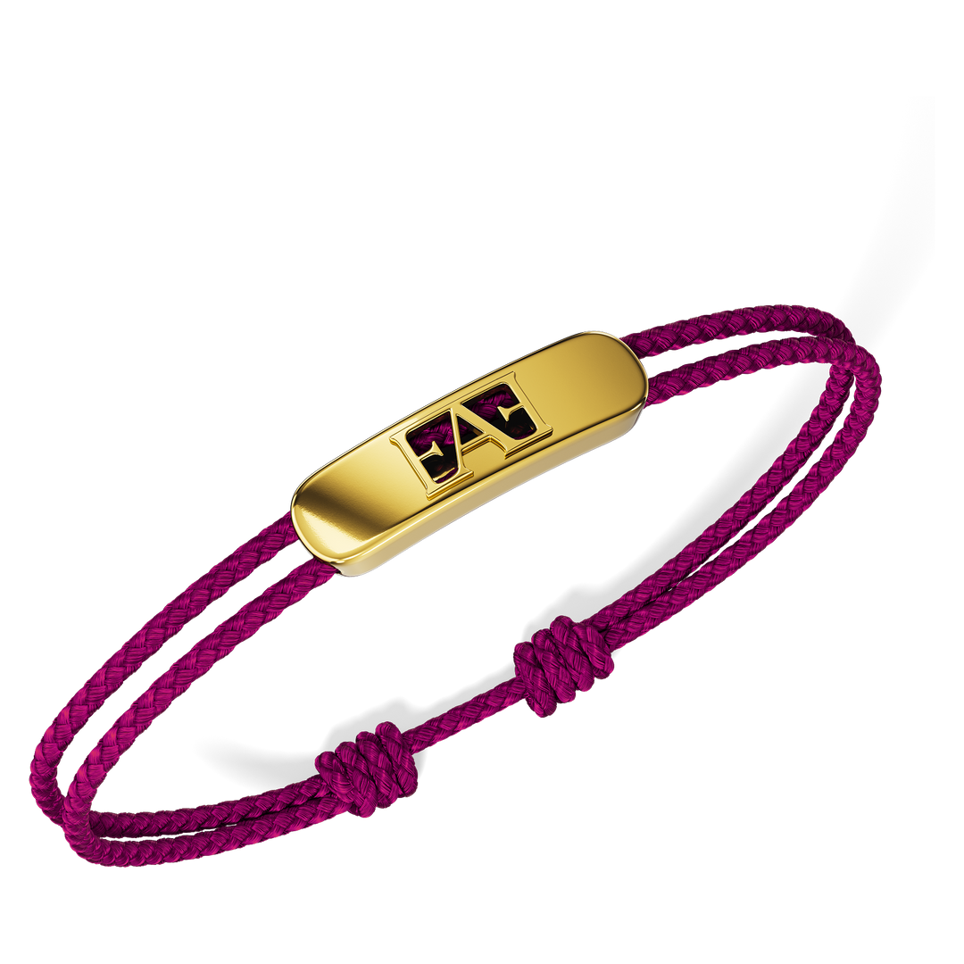 Movement Cord Bracelet / Purple Color