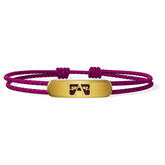 Movement Cord Bracelet / Purple Color.