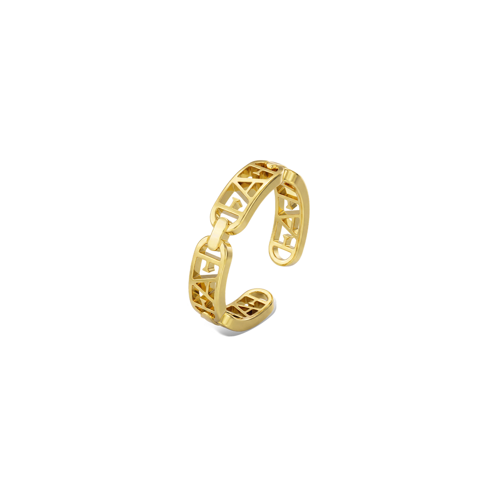 Signature Ring / Gold Color.