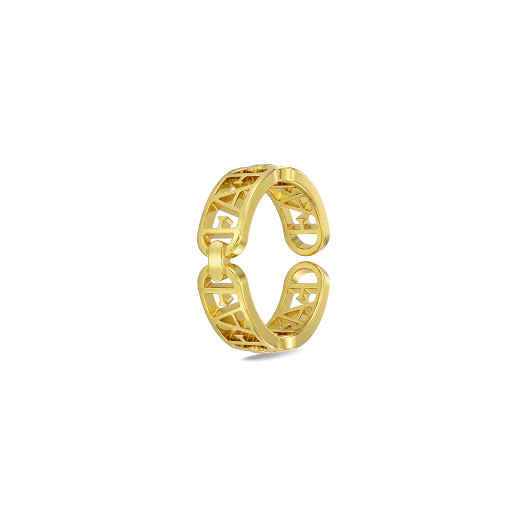 Signature Ring / Gold Color.