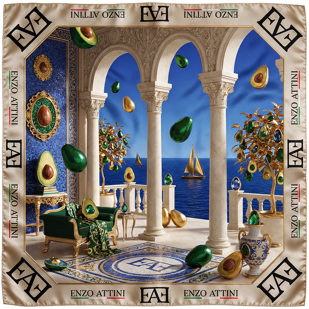 Villa Surreale - Silk Scarf