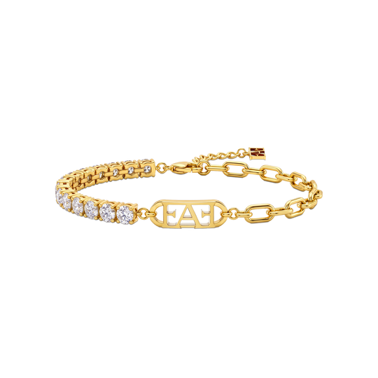 Glam Tennis Chain Bracelet