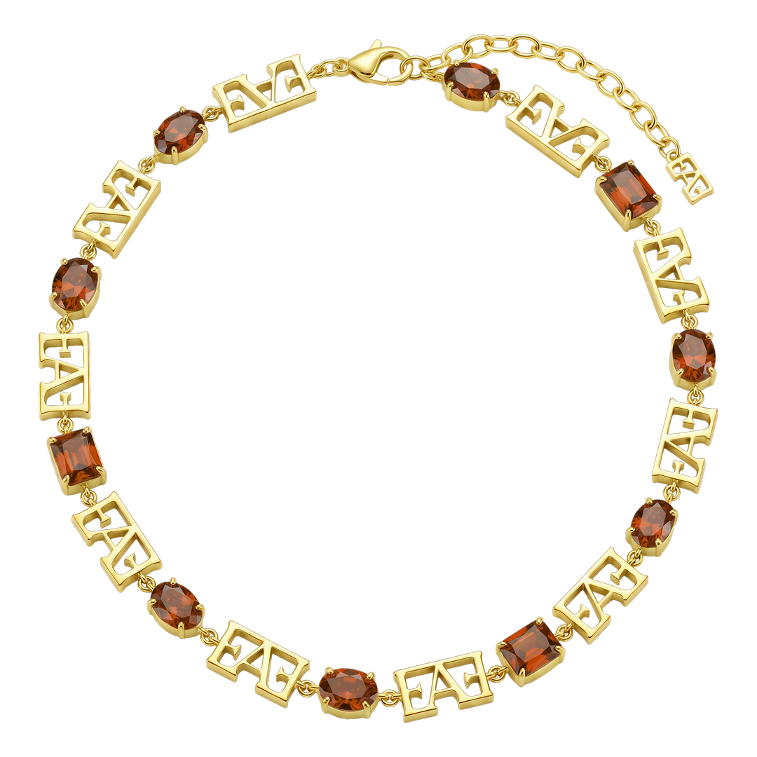 Trinity Necklace / Red Color.